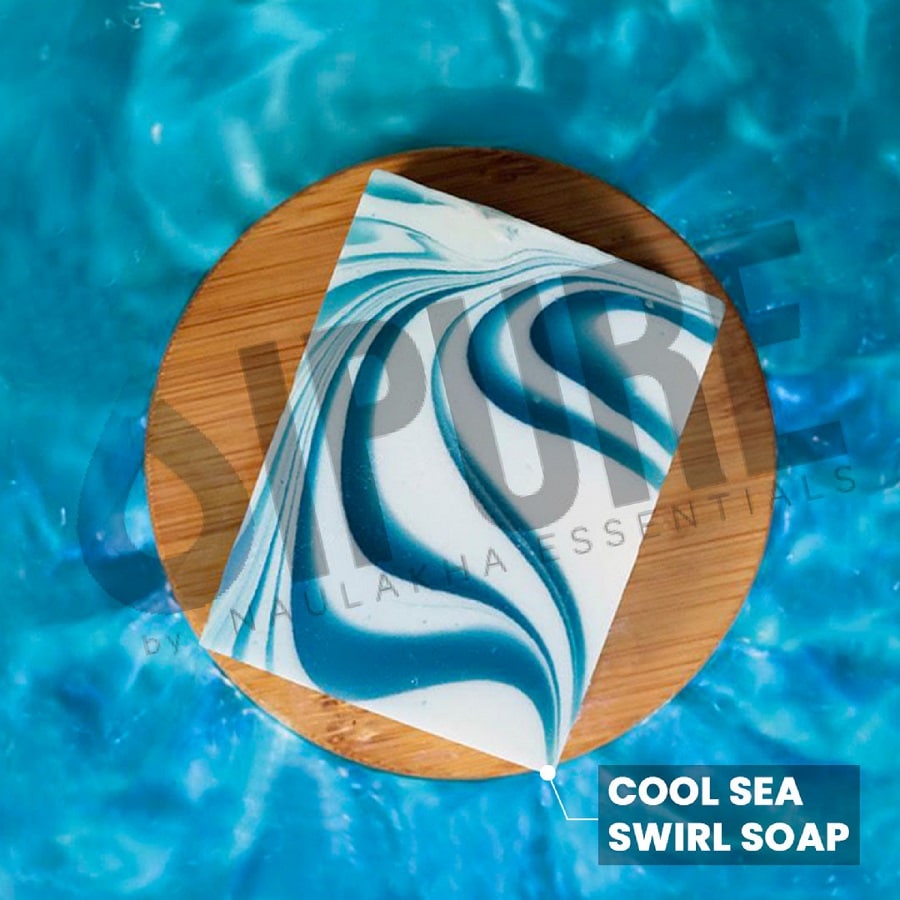 Cool Sea Swirl Soap