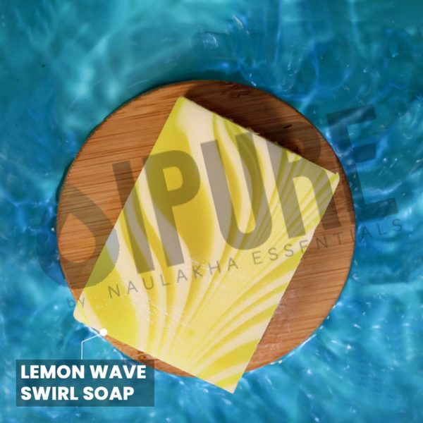 Lemon Wave Swirl Soaps