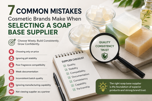 How to Select the Right Soap Base Supplier in India