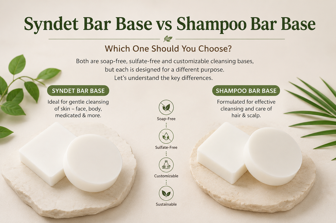 Syndet Bar Base vs Shampoo Bar Base