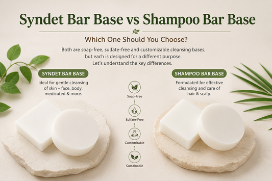 Syndet Bar Base vs Shampoo Bar Base